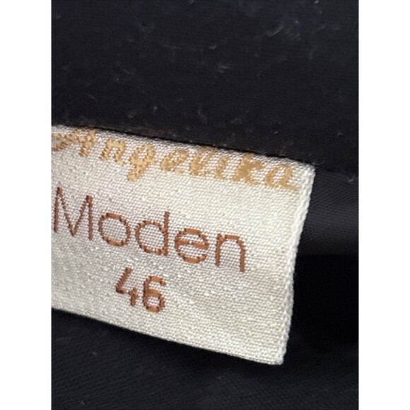 EUC Angelika Moden Germany Long Octoberfest Black Drindl skirt Sz 46  US 16 - Picture 8 of 11